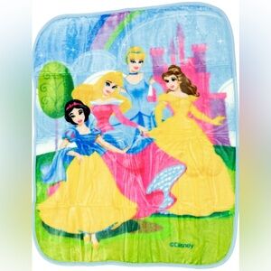 Disney (full/twin) Princess Royal Plush Throw cover blanket bedding comforter